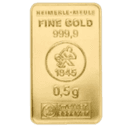 0,5 gram goudbaar LBMA 3