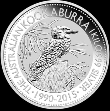 1 kilo zilveren munt LBMA