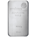 1 kilo platinabaar LBMA 2