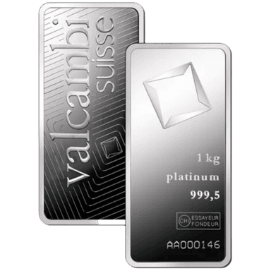 1 kilo platinabaar LBMA