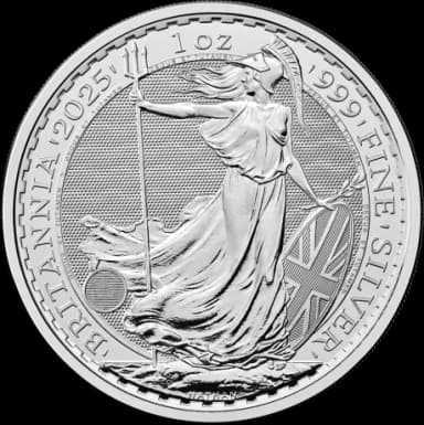 1 troy ounce Britannia zilver