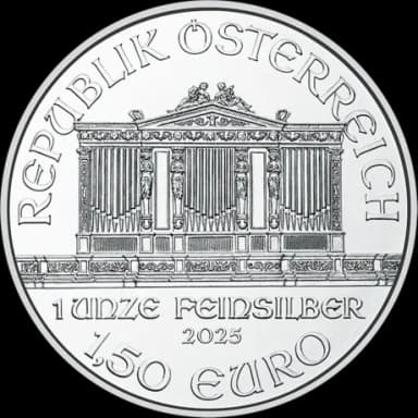 1 troy ounce Philharmoniker zilver