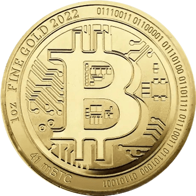 Bitcoin goud 1 troy ounce