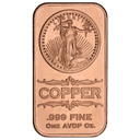 1 troy ounce koperbaar divers 2