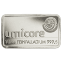 1 troy ounce palladiumbaar LBMA 1