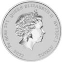 Zilveren James Bond coloured munt 1 troy ounce 2