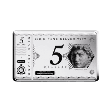 100 gram munt zilver LBMA
