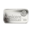 100 gram zilverbaar LBMA 1