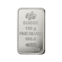 100 gram zilverbaar LBMA 2
