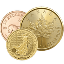 Diverse 1/4 troy ounce gouden munt 1