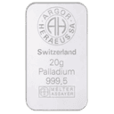 20 gram palladiumbaar LBMA 1