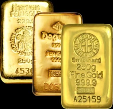 250 gram goudbaar LBMA