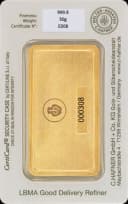 50 gram goudbaar C.Hafner 2