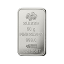 50 gram zilverbaar LBMA 2