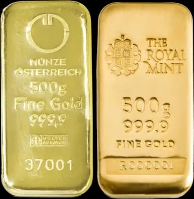 500 gram goudbaar LBMA