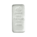 500 gram zilverbaar LBMA 2
