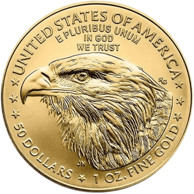 Gouden American Eagle munt 1 troy ounce