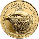 Gouden American Eagle munt 1/10 troy ounce 1