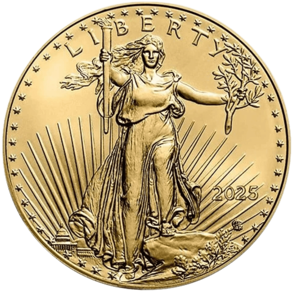 Gouden American Eagle munt 1/4 troy ounce