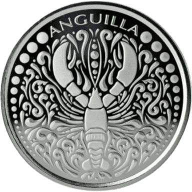 Zilveren Anguilla Lobster munt 1 troy ounce