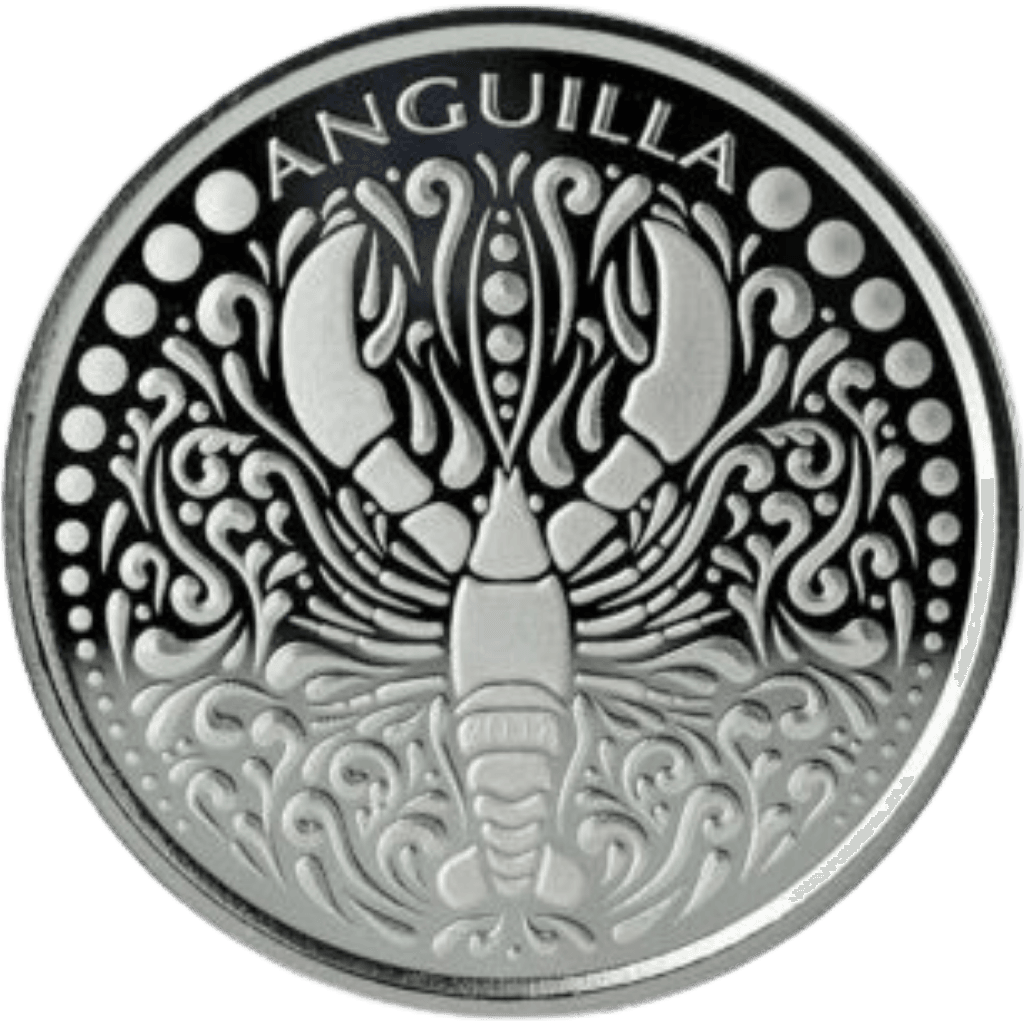 Zilveren Anguilla Lobster munt 1 troy ounce