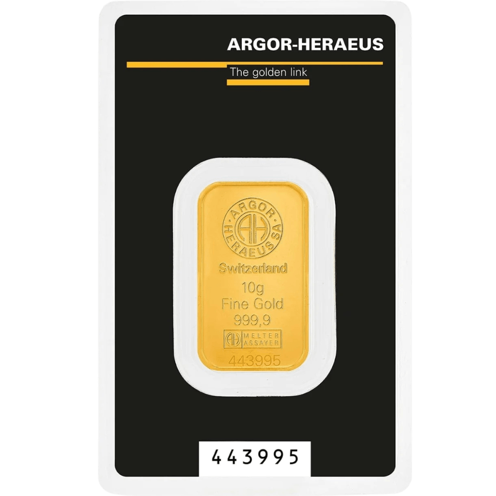 Argor-Heraeus goudbaar 10 gram