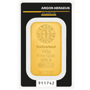 Argor-Heraeus goudbaar 100 gram 1