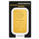 Argor-Heraeus goudbaar 50 gram 1