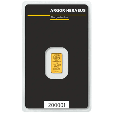 Argor-Heraeus goudbaar 1 gram
