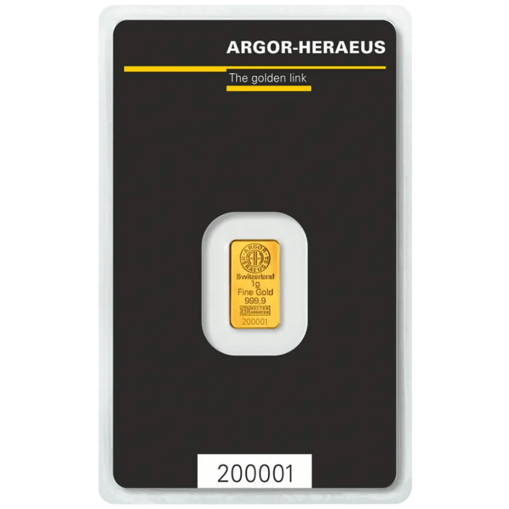 Argor-Heraeus goudbaar 1 gram