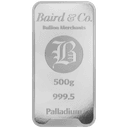 Baird & Co palladiumbaar 500 gram 1