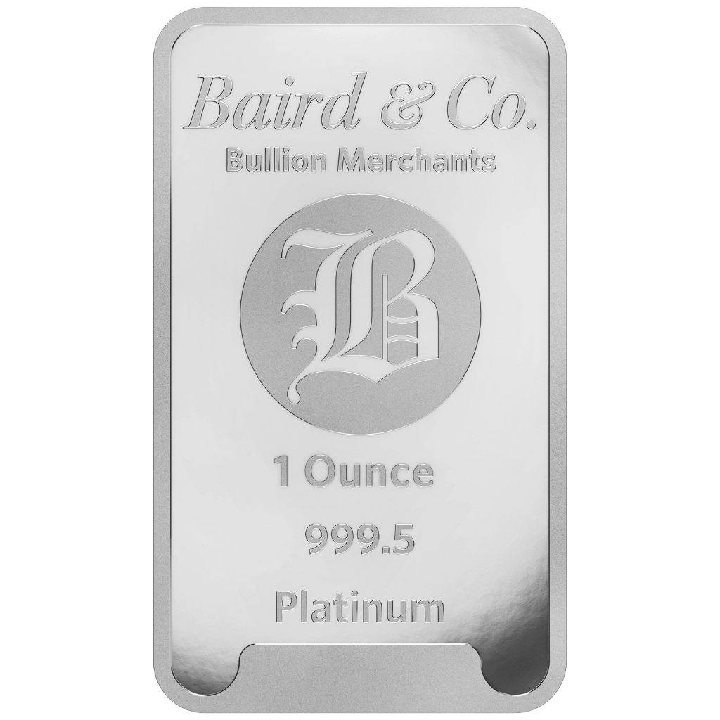 Baird & Co platinabaar 1 troy ounce