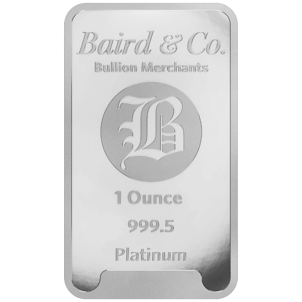 Baird & Co platinabaar 1 troy ounce