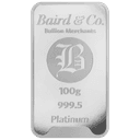 Baird & Co platinabaar 100 gram 1