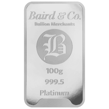 Baird & Co platinabaar 100 gram