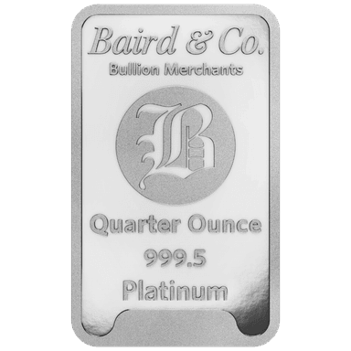 Baird & Co platinabaar 1/4 troy ounce