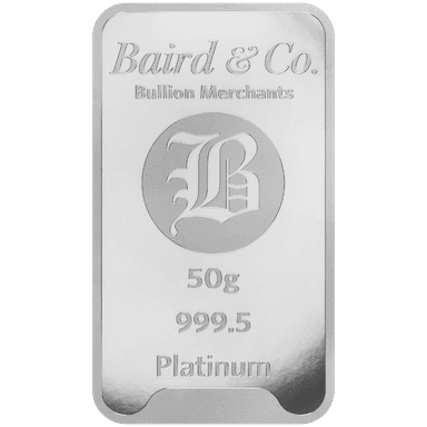 Baird & Co platinabaar 50 gram