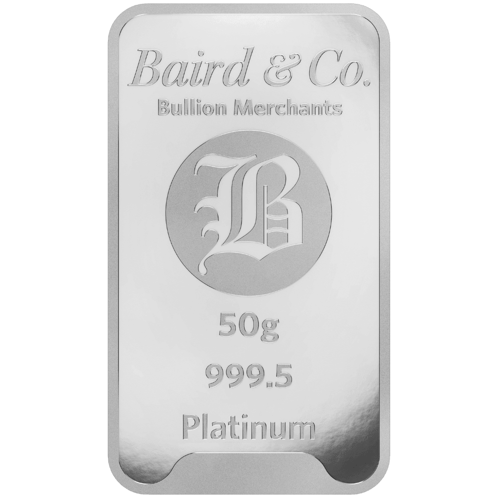 Baird & Co platinabaar 50 gram