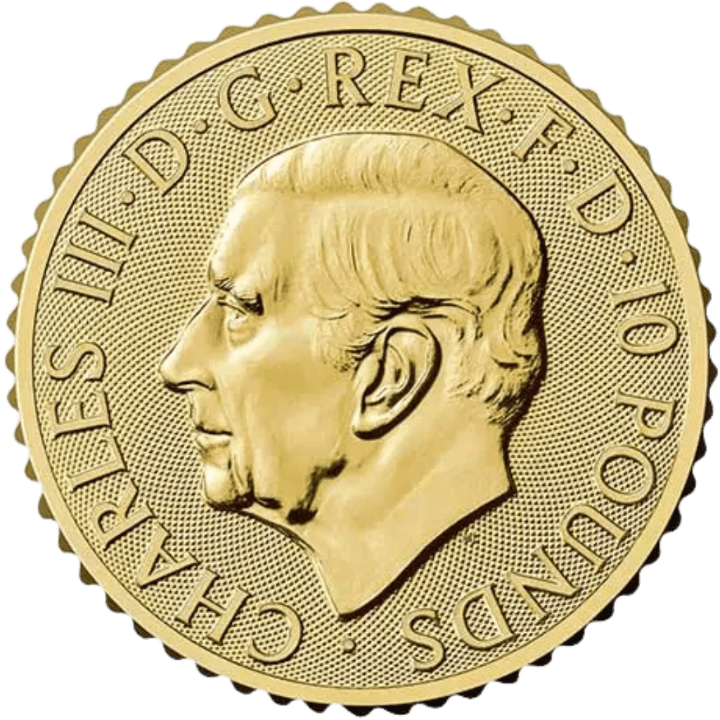 Gouden Britannia munt 1/10 troy ounce