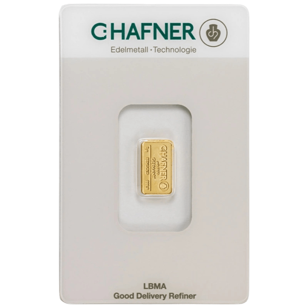 C.Hafner goudbaar 1 gram