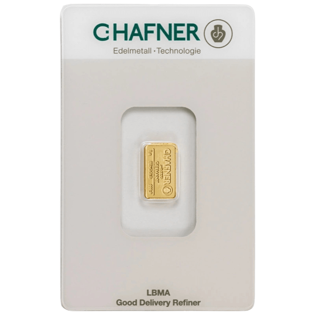 C.Hafner goudbaar 1 gram