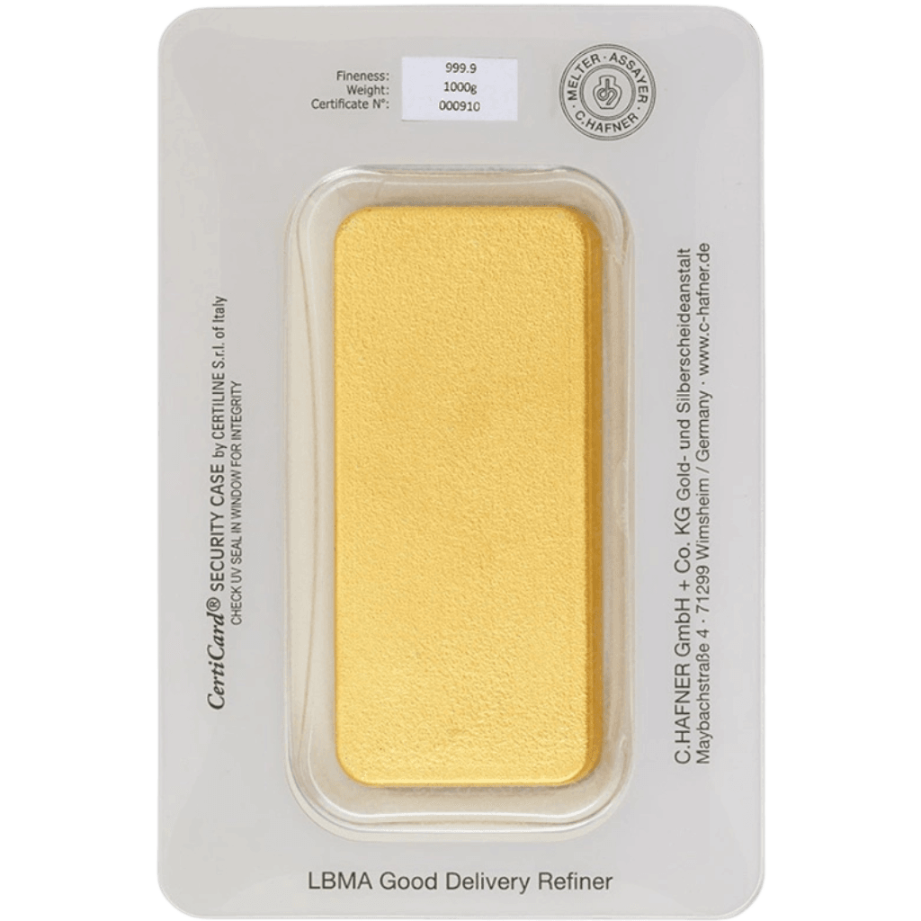 C.Hafner goudbaar 1 kilo