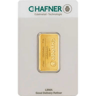 C.Hafner goudbaar 10 gram