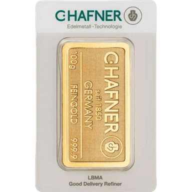 C.Hafner goudbaar 100 gram