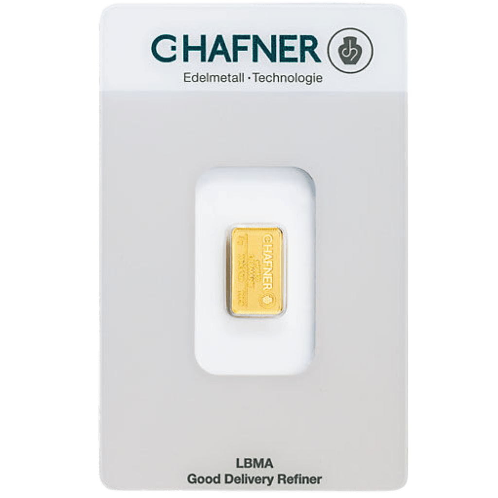 C.Hafner goudbaar 2 gram