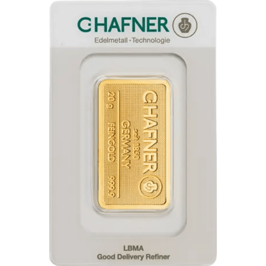 C.Hafner goudbaar 20 gram