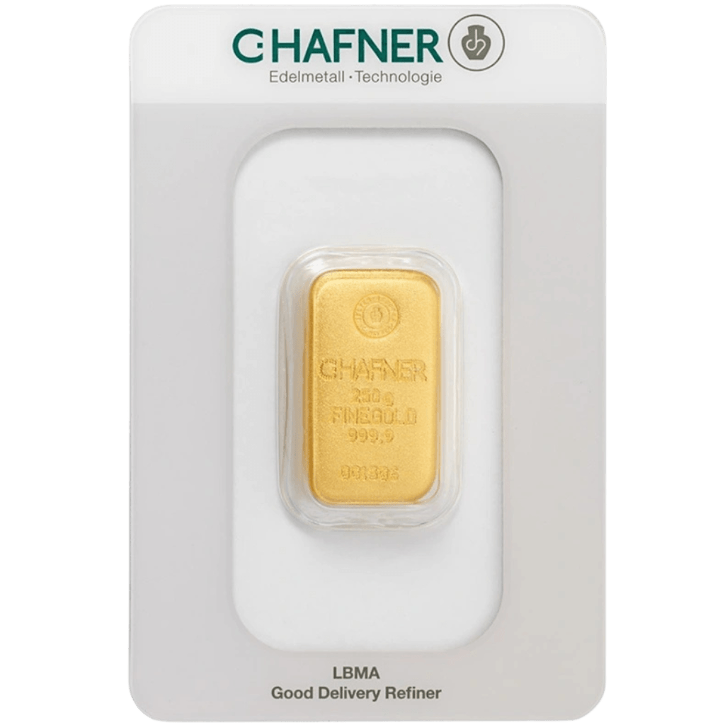 C.Hafner goudbaar 250 gram