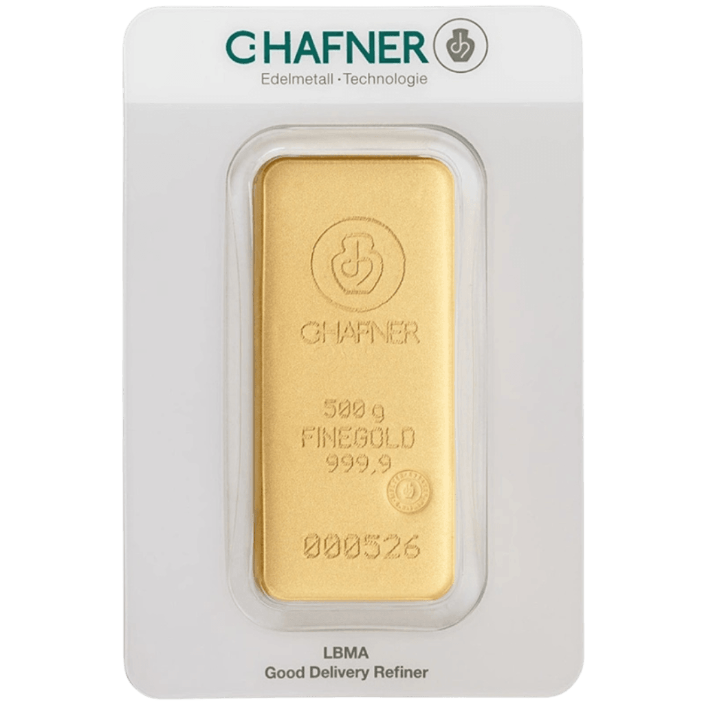 C.Hafner goudbaar 500 gram