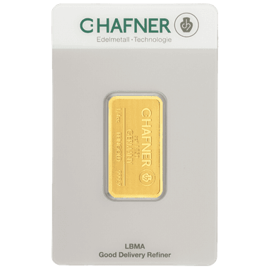 C.Hafner goudbaar 1/4 troy ounce