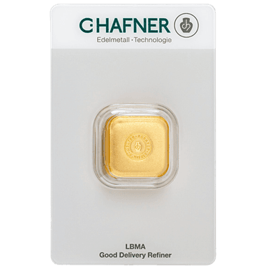 C.Hafner goudbaar 50 gram casted